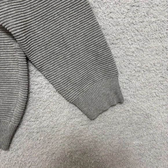Gray Ribbed Crew Neck Pullover Sweater Size XXXL Workwear Neutral - Picture 5 of 13